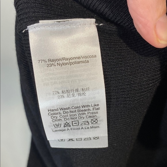 Dkny Black and Gold Long Sleeve Sheath Dress - Picture 8 of 10